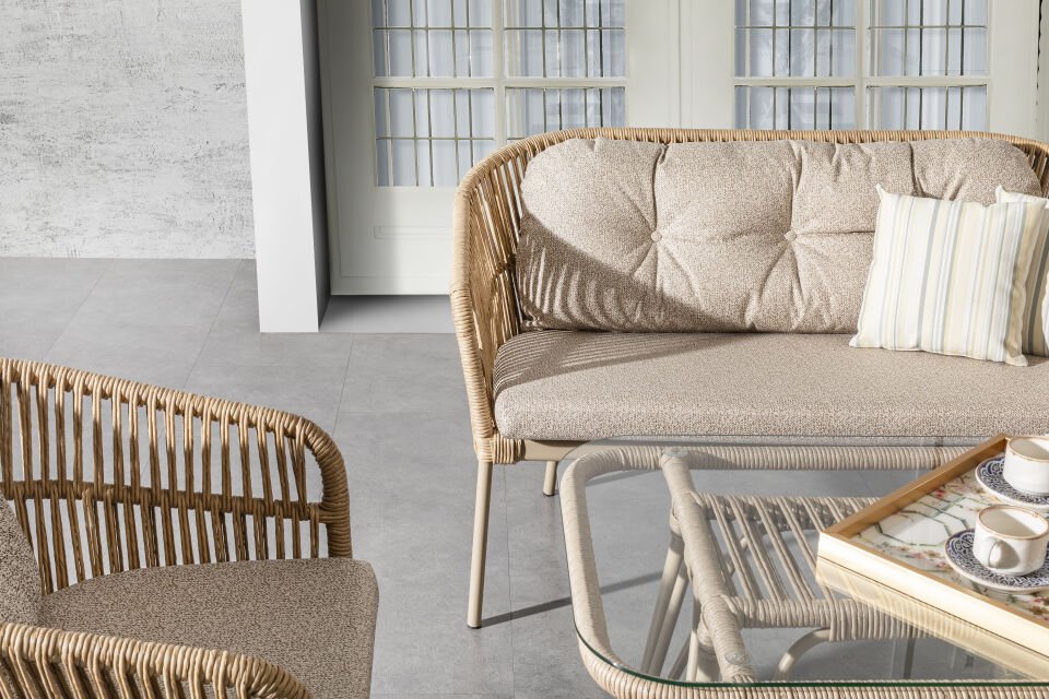 Star Mini Alüminyum Bahçe Balkon Oturma Grubu