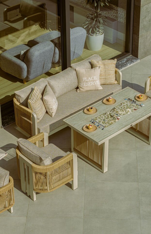 Atlas Alüminyum Bahçe Balkon Oturma Grubu