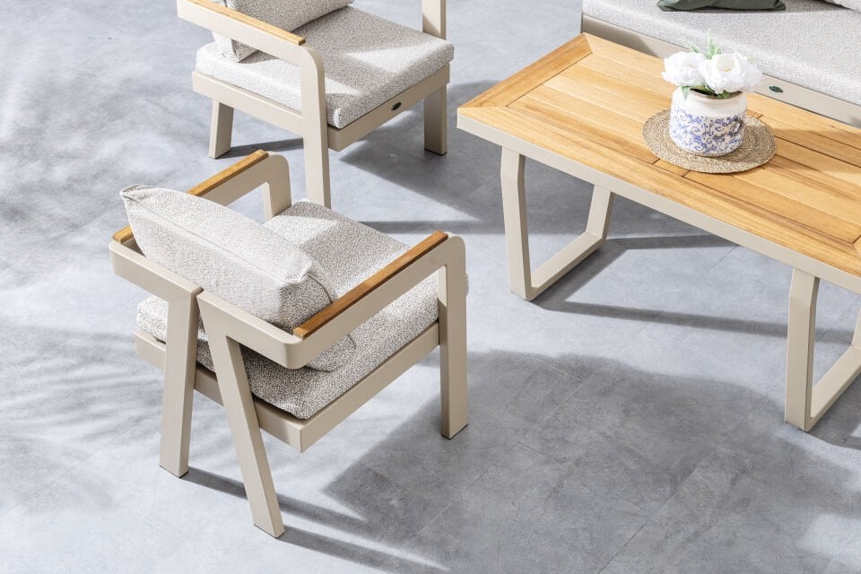 Atlantis Alüminyum Bahçe Balkon Oturma Grubu