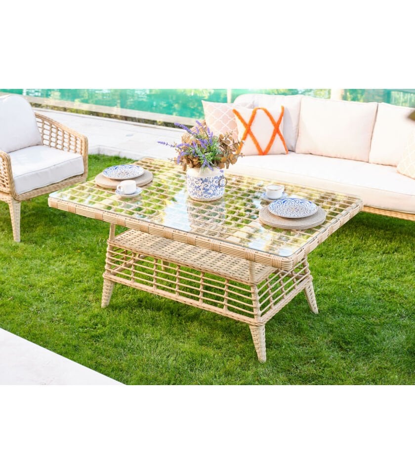 Rodos Rattan Bahçe Balkon Oturma Grubu