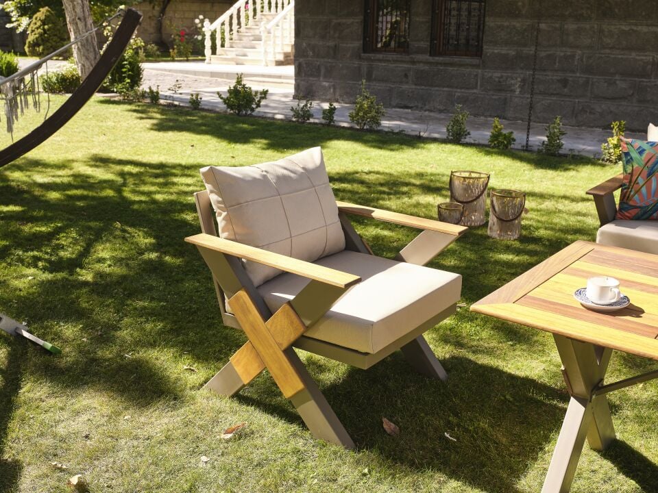 Lotus Aluminyum Bahçe Balkon Oturma Grubu