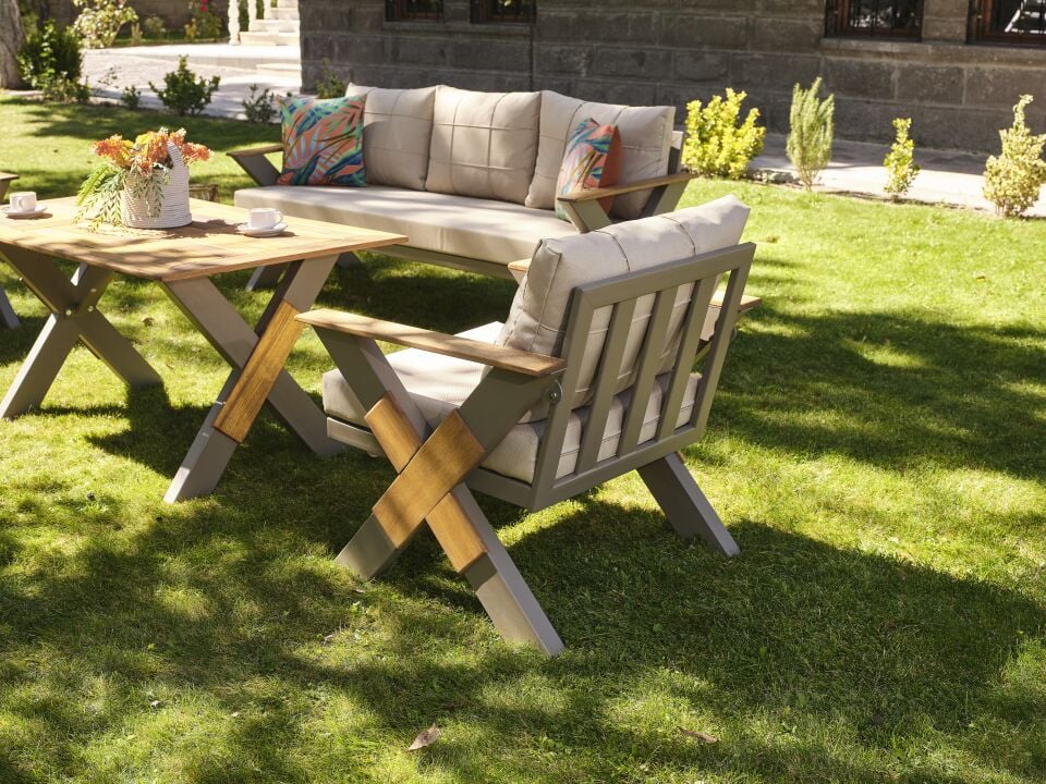 Lotus Aluminyum Bahçe Balkon Oturma Grubu