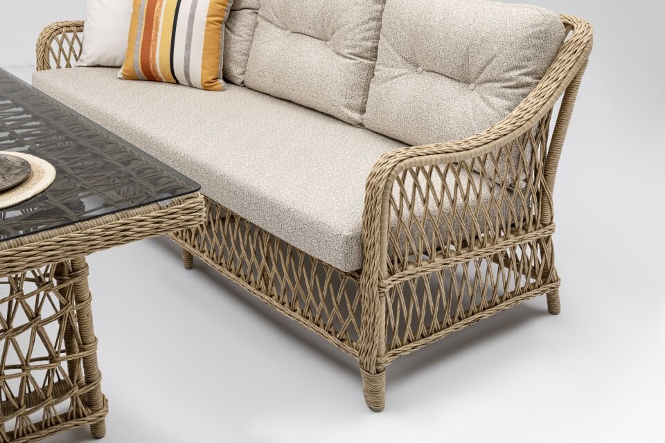 Madeo Rattan Bahçe Balkon Oturma Grubu