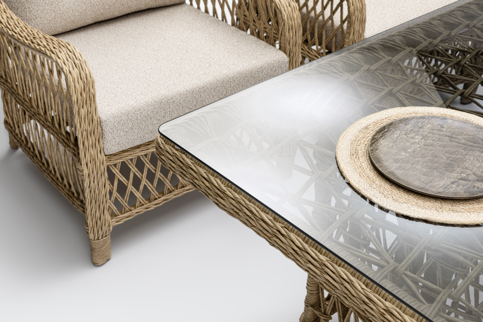 Madeo Rattan Bahçe Balkon Oturma Grubu